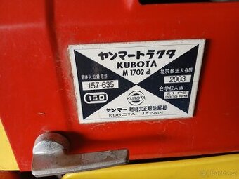 Malotraktor Kubota 1702 d