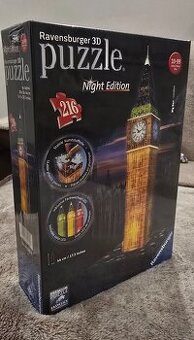 3D puzzle Svítící Big Ben 216 ks (Ravensburger)