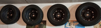 4 ocel.disky 6Jx14H2 ET43 s letními pneu 185/60R14 82H 5mm