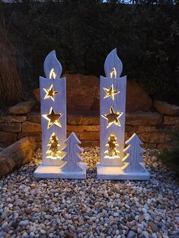 Vánoční dekorace, svíce