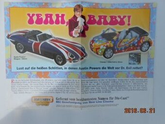 PRODÁM KATALOG MATCHBOX "YERH, BABY", PLAKÁT,