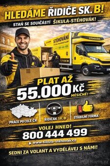 🚚 HLEDÁME ŘIDIČE SK. B - 1