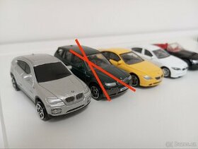 BMW X6, X3, 645ci, M5, Z3 v měřítku 1/61
