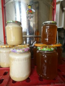5kg-150kč/kg Prodám včelí med - květový i lesní