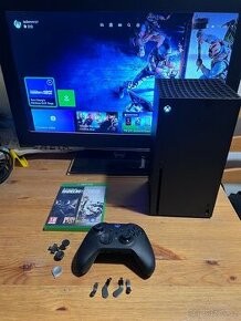 Xbox Series X + Elite Series 2 ovladač v super stavu