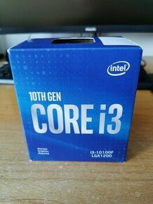 Intel Core i3 10100F - zánovní, komplet