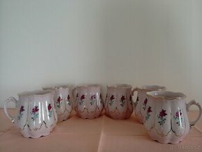 růžový porcelán,český vývozní,vhodný dárek - 1