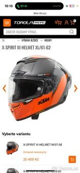 X-SPIRIT III HELMET XL/61-62 Přilba