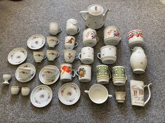 hrnek hrneček porcelán starý porcelán hrnek podšálek koflík