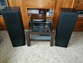 Reproduktory Acoustique Quality AQ310 + Zesilovač Gramo Aura