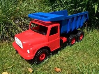 Velké Tatra Auto 73cm modro-červená, nosnost 100 kg - TOP