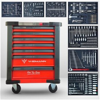 DÍLENSKÁ SKŘÍŇ S NÁŘADÍM 272 KS – WIDMANN STEEL TOP 7/7 ZÁSU