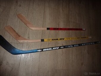 3x hokejka Sulov 125, 100, 80 - vše za 290,- - 1