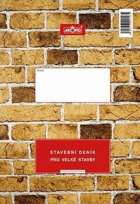 Stavební deník pro velké stavby.