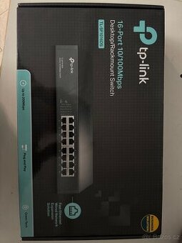 TP-Link TL-SF1016DS – 16portový síťový switch (NOVÝ)