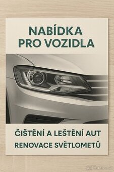 Péče o Váše vozidlo
