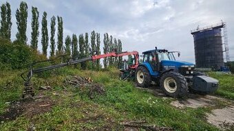 Traktor + štěpkovač Mus Max 7