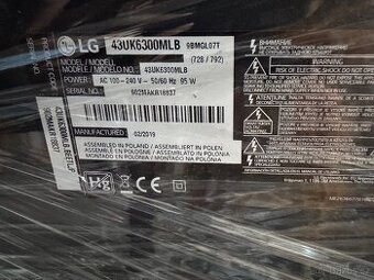 Prodám televizi LG 55 UK6470PLC