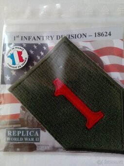 Repro nášivky US army z 2.sv.války -1.pěší divize