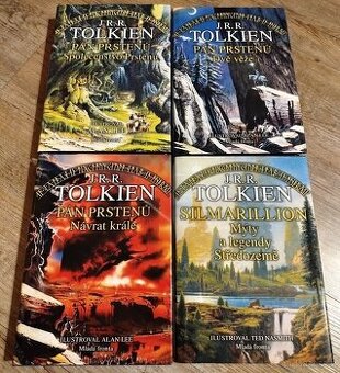 4x J. R. R. TOLKIEN - PÁN PRSTENŮ + SILMARILLION