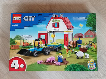 LEGO City 60346 Stodola a zvířátka z farmy