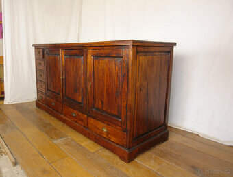 Velká masivní komoda TEAK - 1