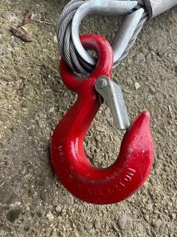 Ocelová lana s hákem