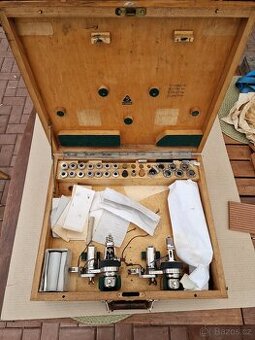 Dvojitý motorový indikátor VEB Schönebeck (DDR) - Kompletní