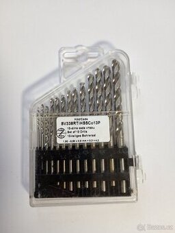 Sada vrtáků HSS na ocel 1,5-6,5mm 13ks