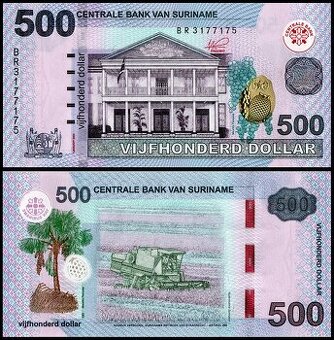 Surinam - 500 Dolarů bankovka, 2024, UNC