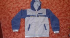 Jarní nebo podzimní bunda+kalhoty vel. 128/134