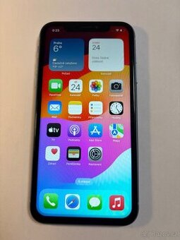 Apple iPhone XR 128gb kondice baterie 100% s kabelem pekny s