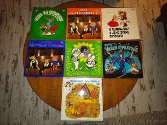 LP, Vinyl Hurvínek,Bohdalová,Neckář,Rumcajs