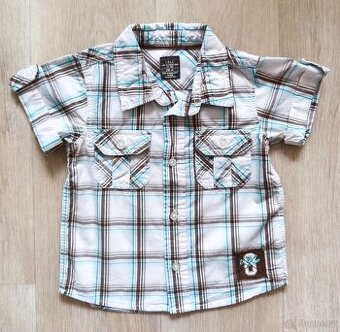 Klučičí košile s krátkým rukávem, zn. L.O.G.G., vel. 74