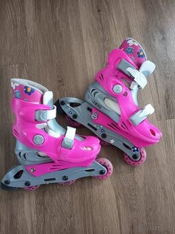 Nastavitelné kolečkové brusle vel 30-33