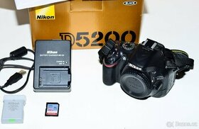 Nikon D5200 + příslušenství