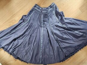 Dvouvrstvá modrá sukně vel. 11 let