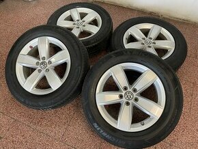 Originál Volkswagen ALU kola 5x112 r16 letní pneu 8mm