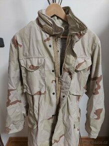 )Polní kabát,bunda (parka) M65 Desert 3 color US originál
