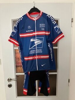 Cyklistický dres originál Nike TREK 2x a 1x kalhoty s laclem