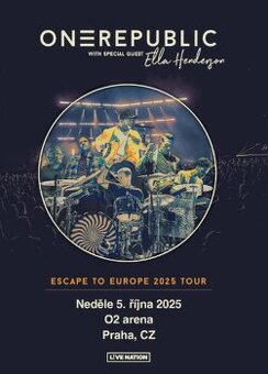One republic Praha 5.10.2025