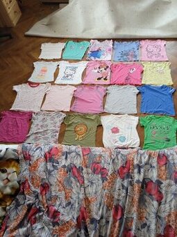 dětská trička s krátkým rukávem - velikost 104