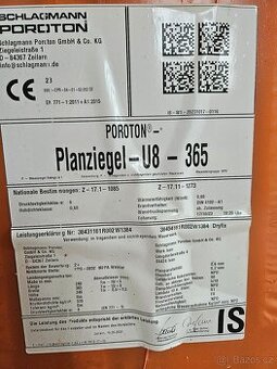 Broušené cihly 36,5