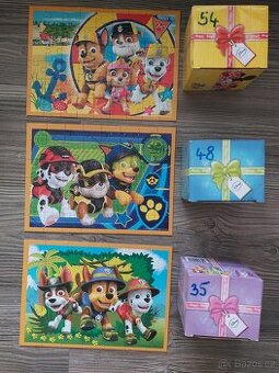 Puzzle Tlapková patrola 3x