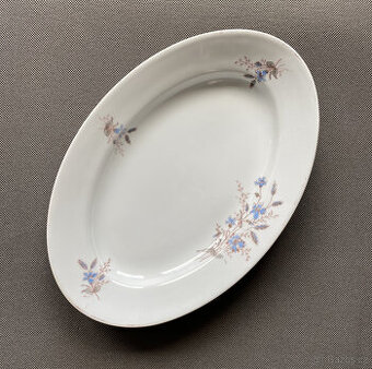 Starožitný porcelánový tác 19. století, Dalovice