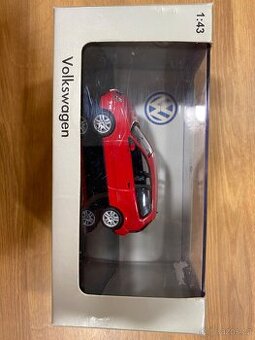 Volkswagen Polo - model, červený, 1:43, nový - 1
