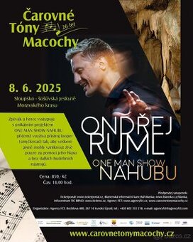 8.6. Čarovné tóny Macochy - Ondřej Ruml –ONE MAN SHOW NAHUBU