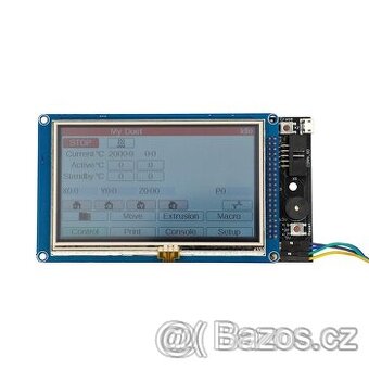PanelDue 4.3" dotykový displej + řídicí deska v3.0 pro 3D