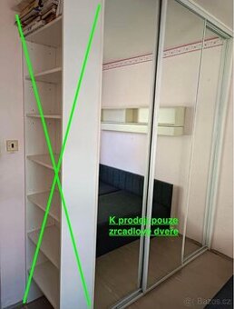 REZERVACE velké zrcadlo 3ks zadarmo