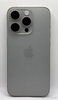 iPhone 15 Pro 256GB Natural Titanium, 94% Baterie